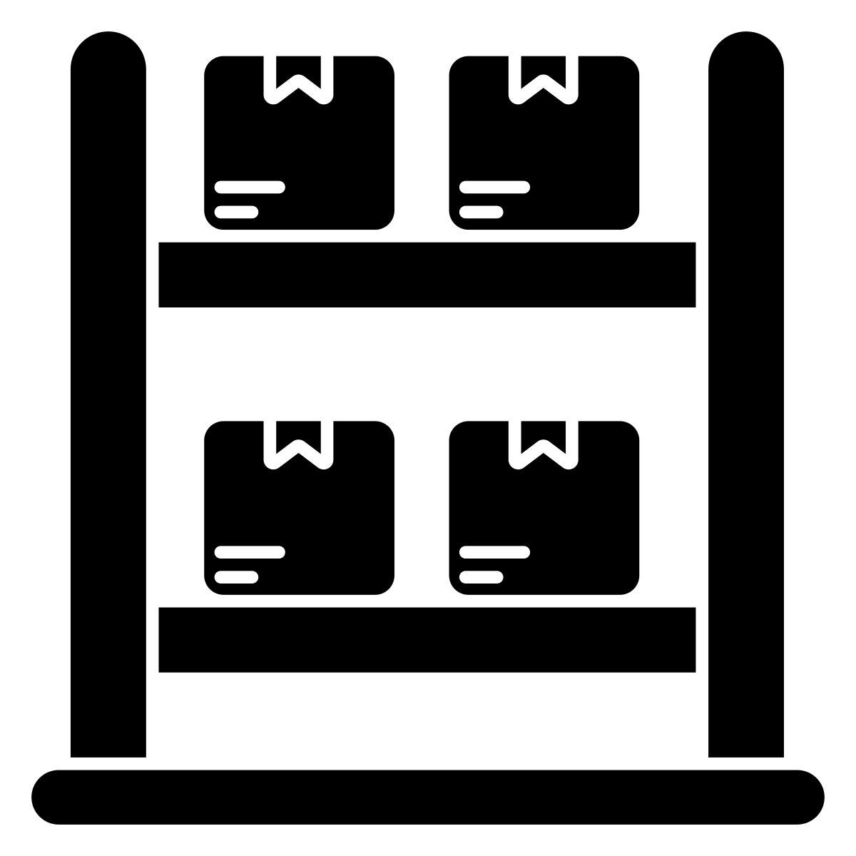 parcel racks icon