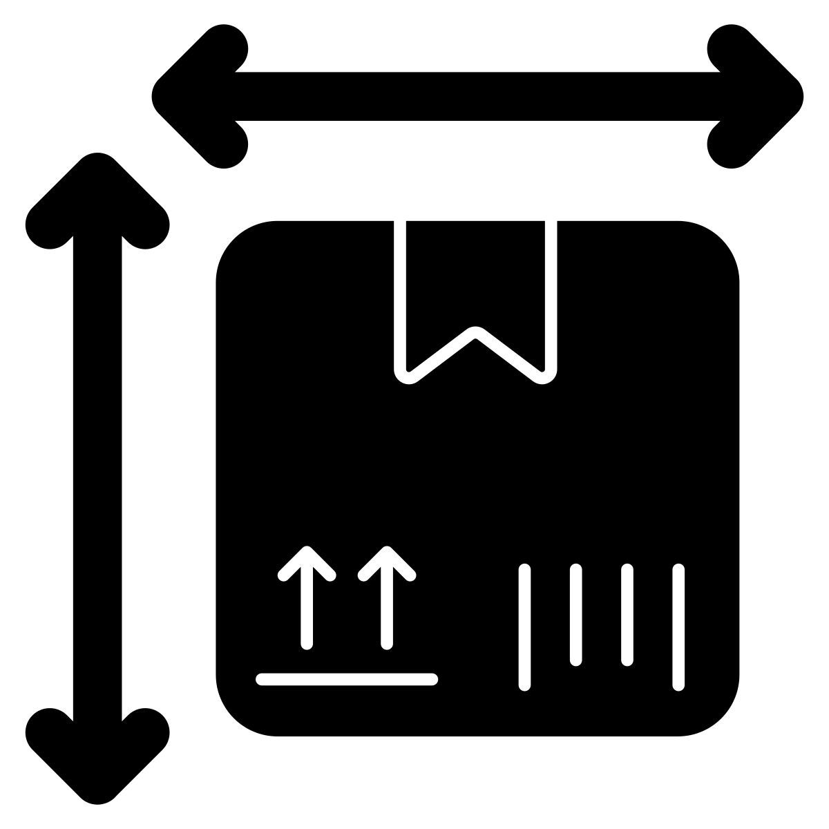 parcel size icon