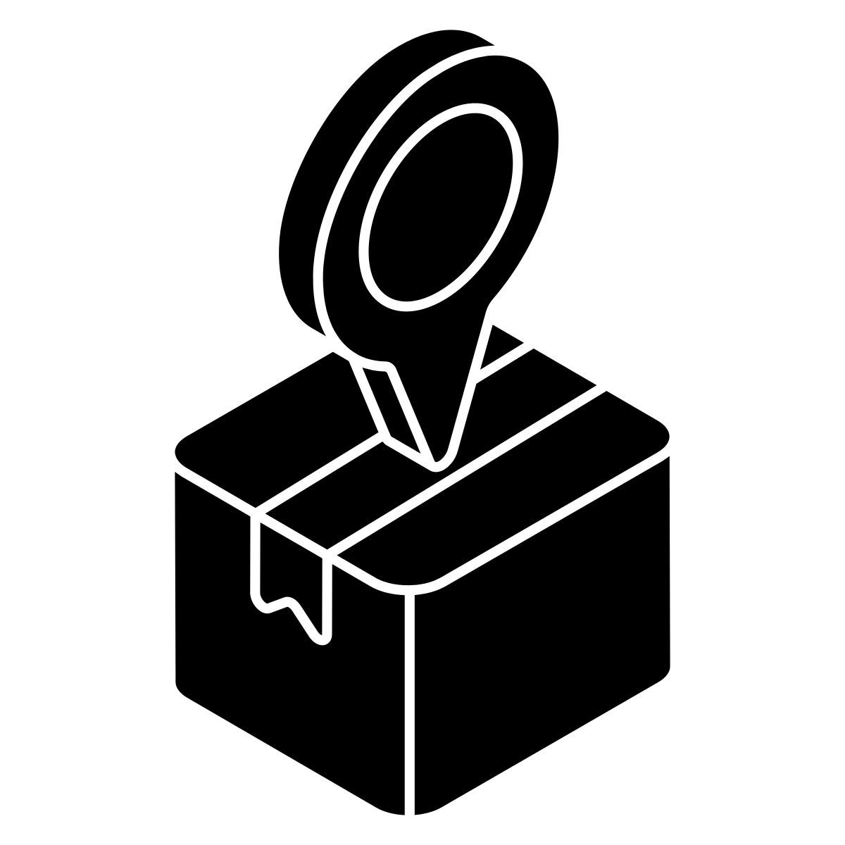parcel tracking icon
