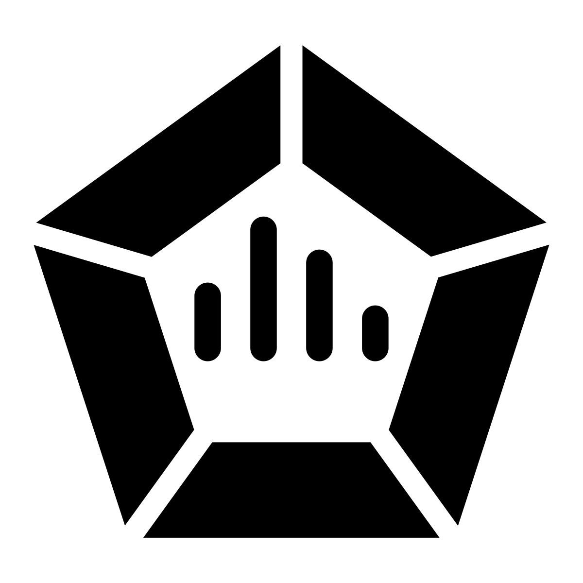pentagon diagramm icon