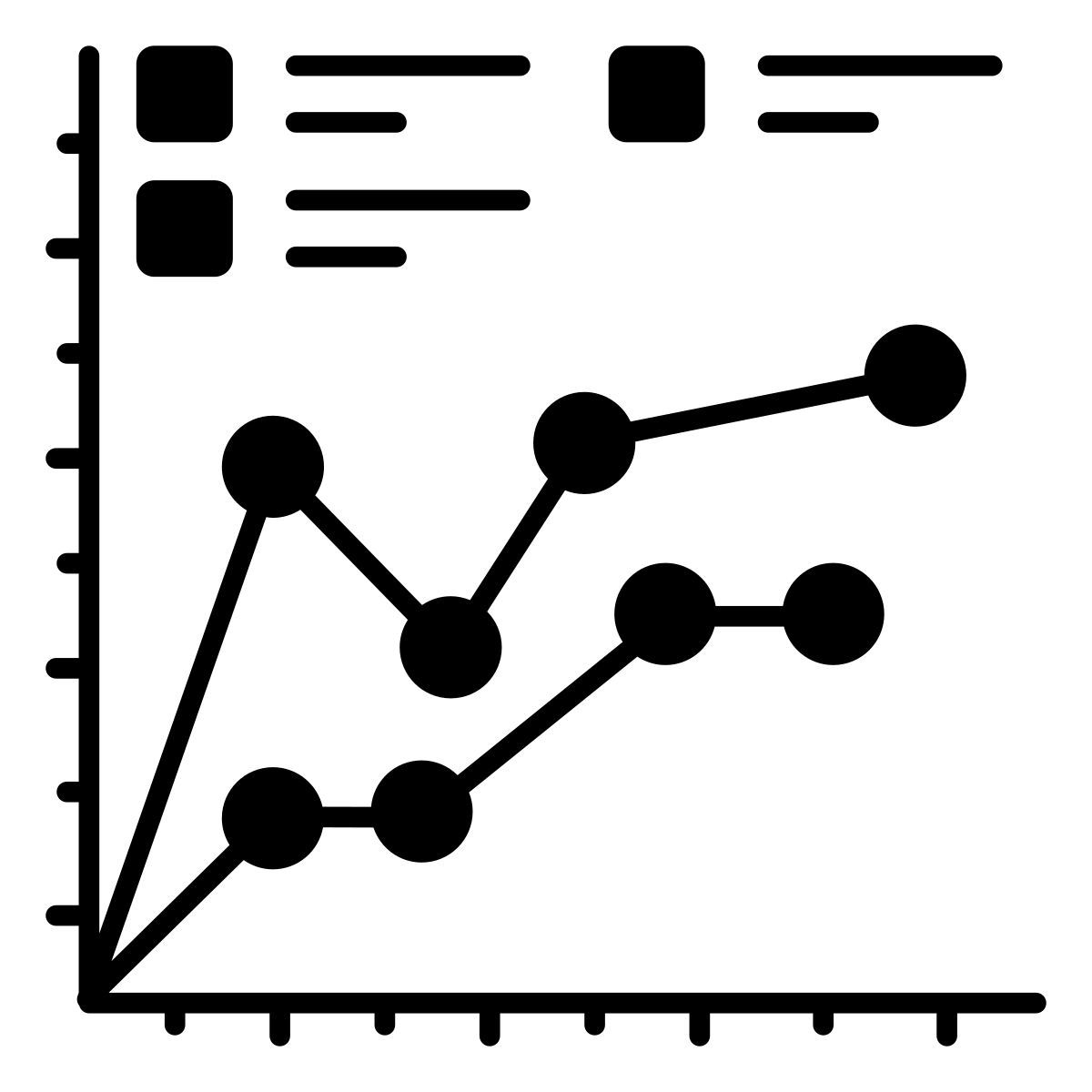 grafico polilinea icon