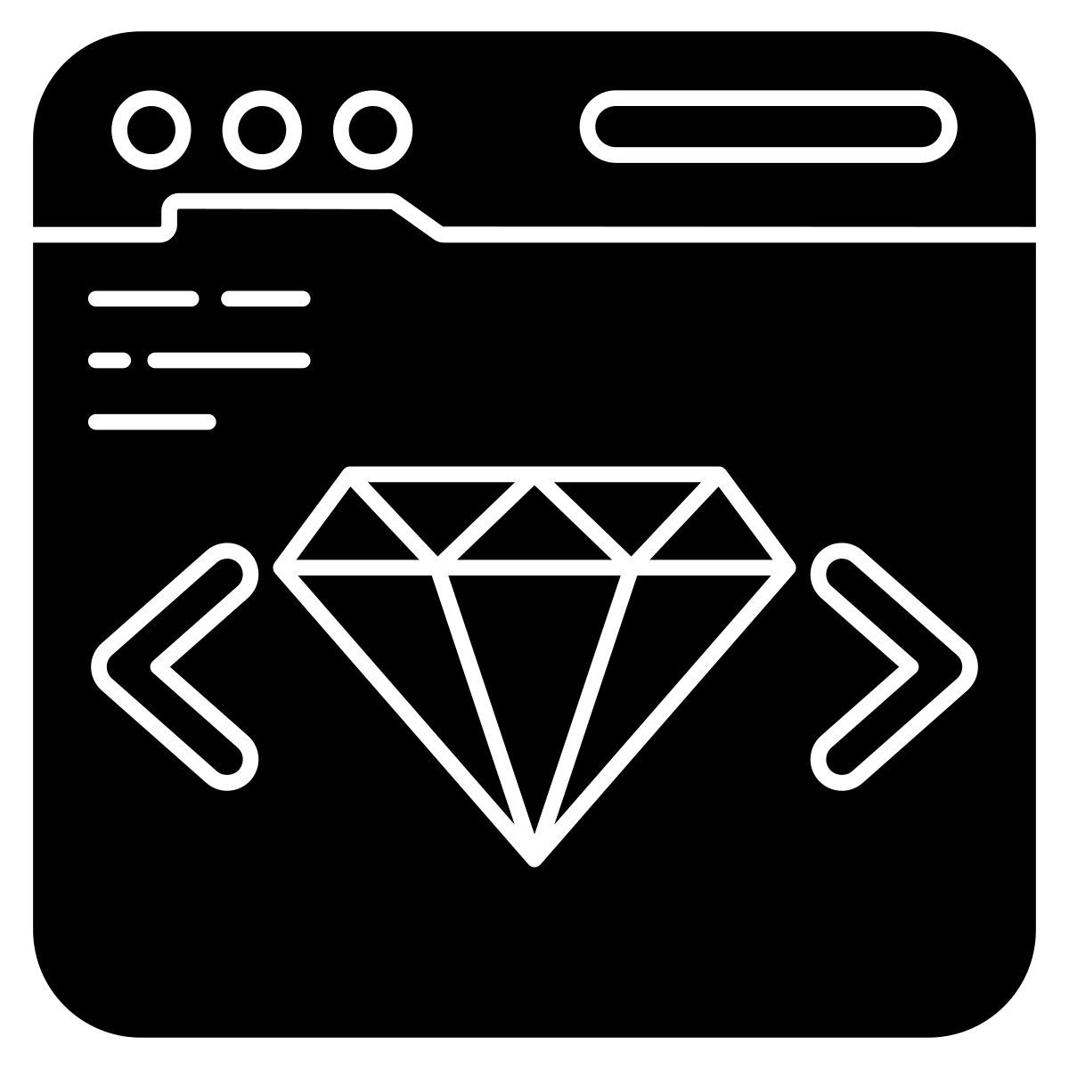 Sito web premium icon