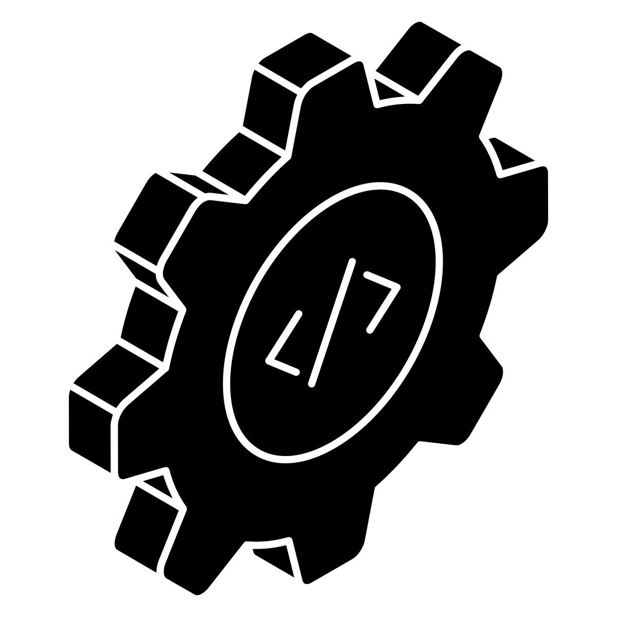 프로그램 작성 icon