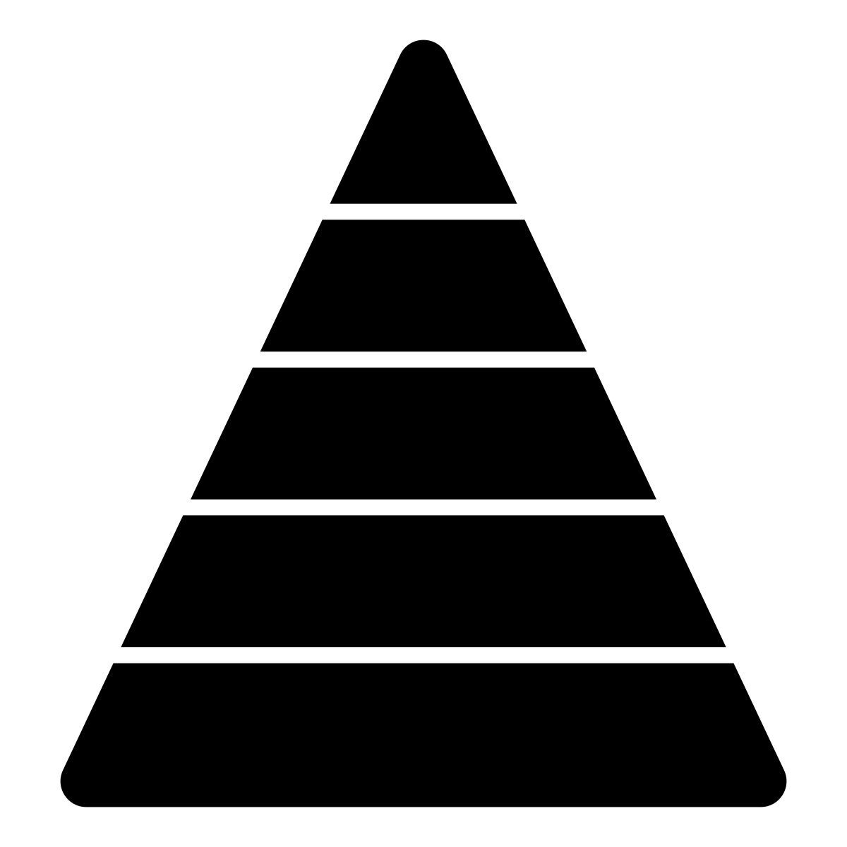 pyramid chart icon