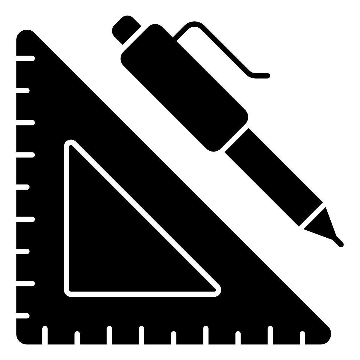 Escala retangular icon