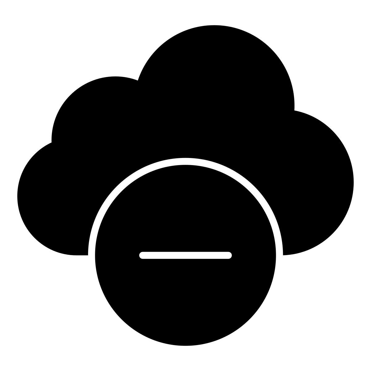 클라우드 제거 icon