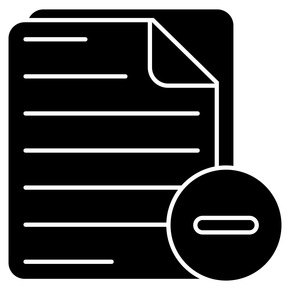 rimuovi file icon