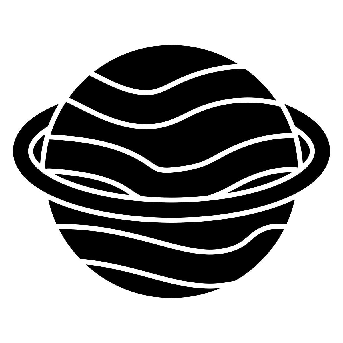 planète en rotation icon