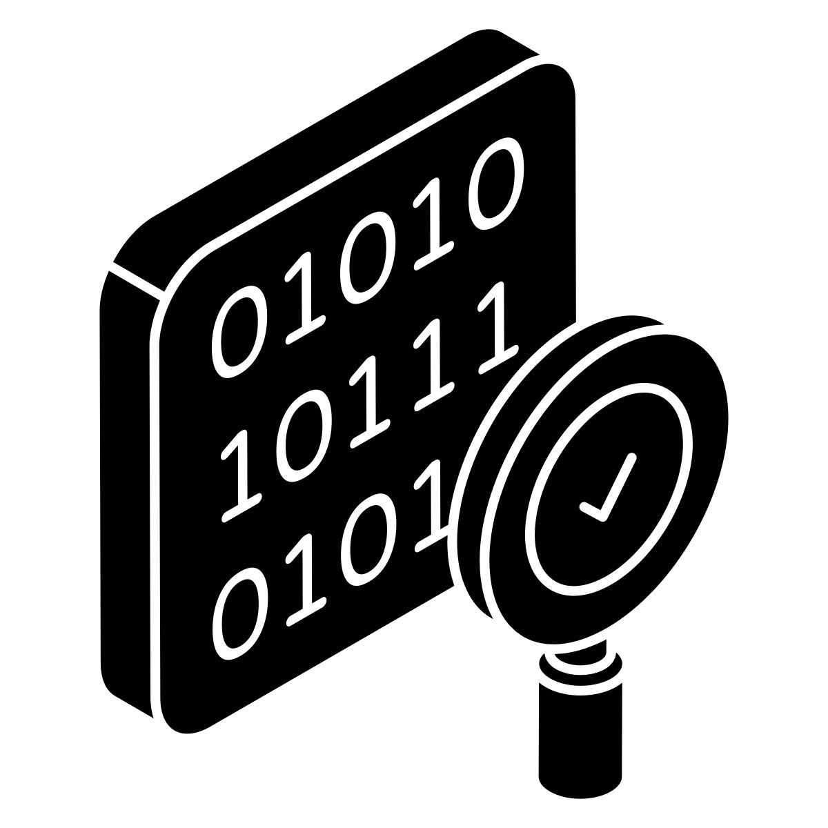 Rechercher des données binaires icon
