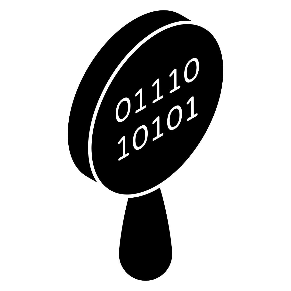 search binary data icon