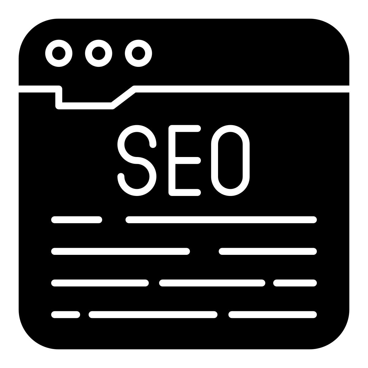 otimização de mecanismos de busca icon