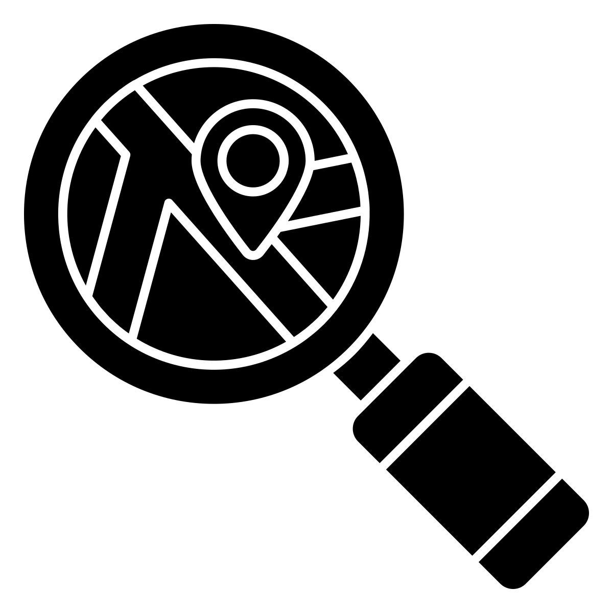emplacement de recherche icon
