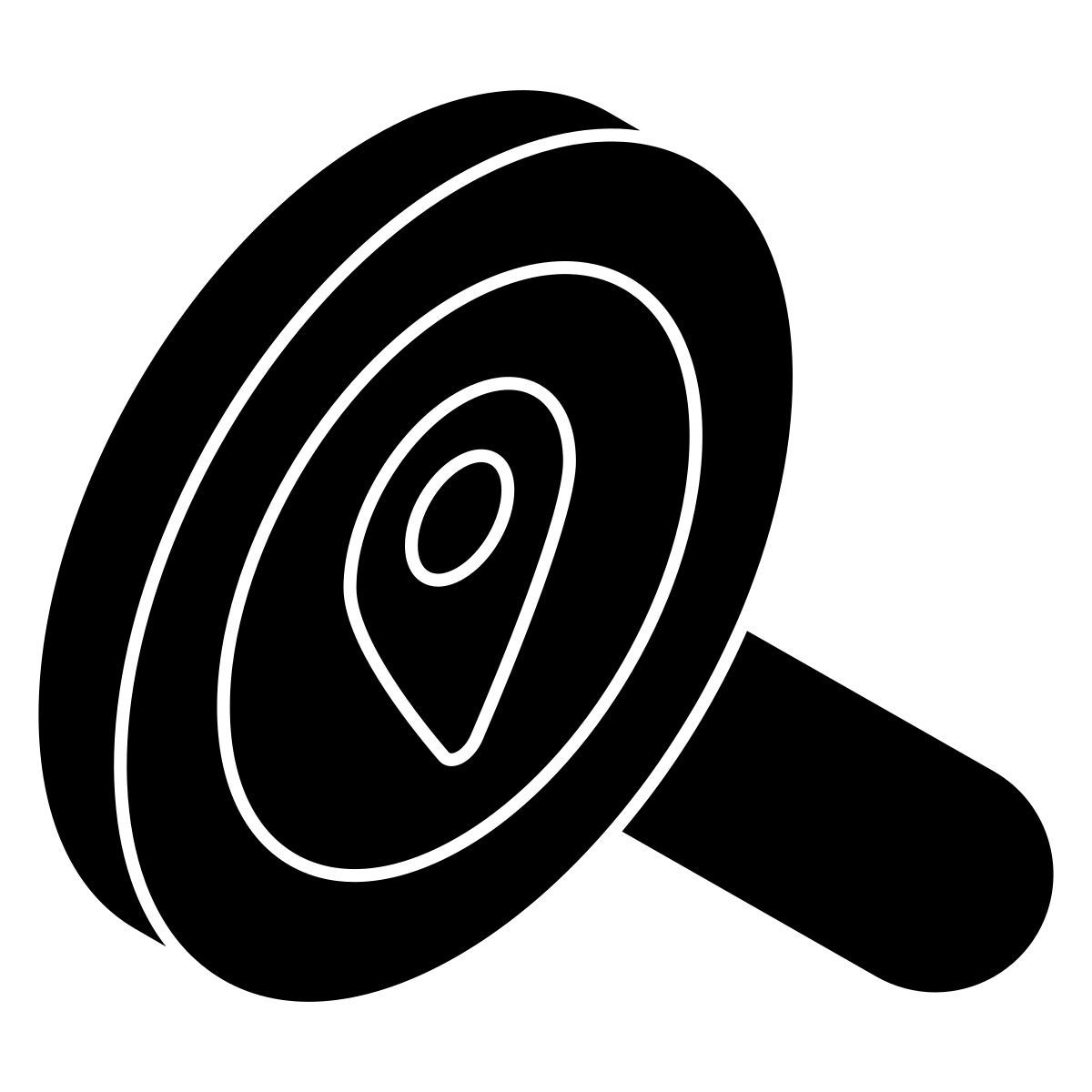 emplacement de recherche icon