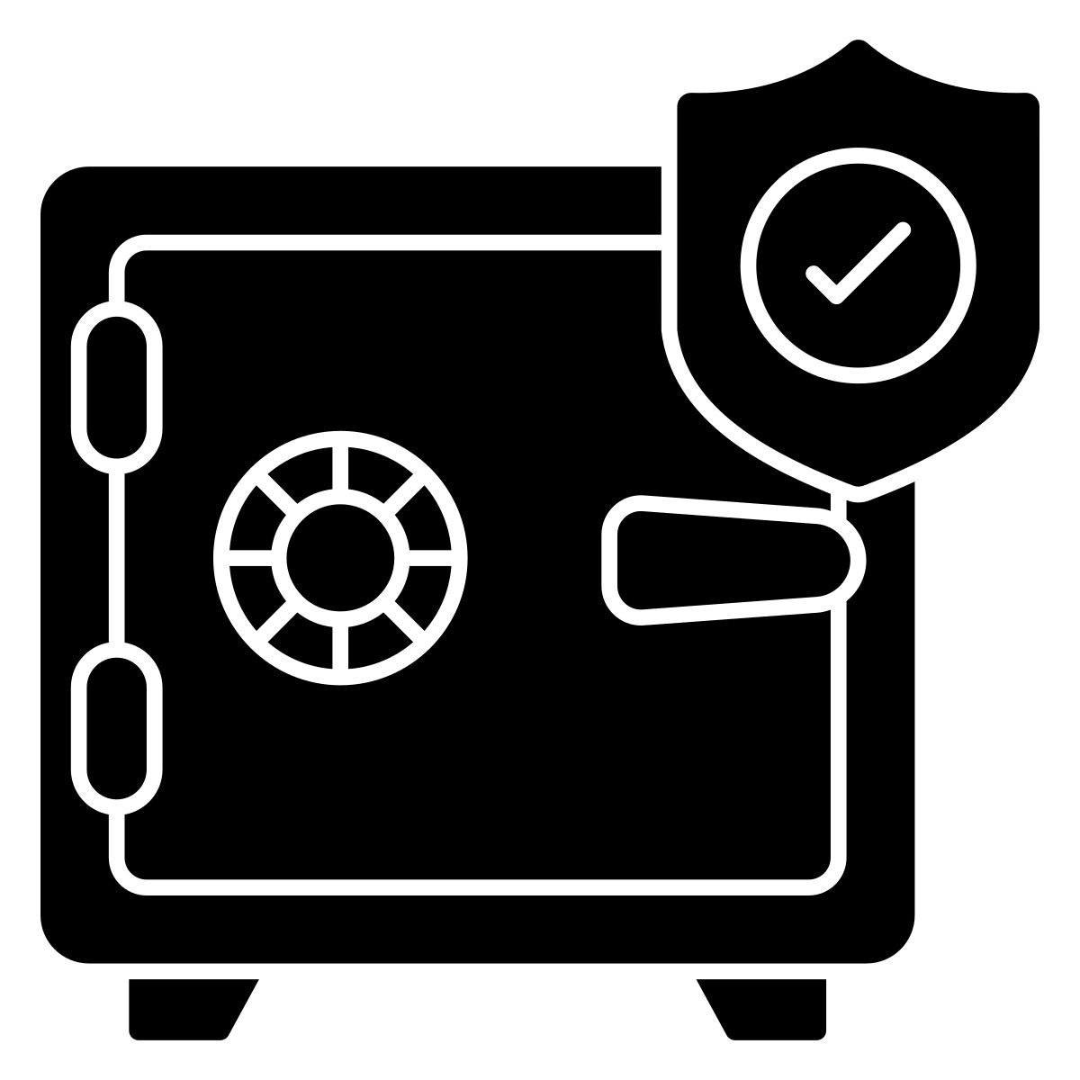 secure bank locker icon