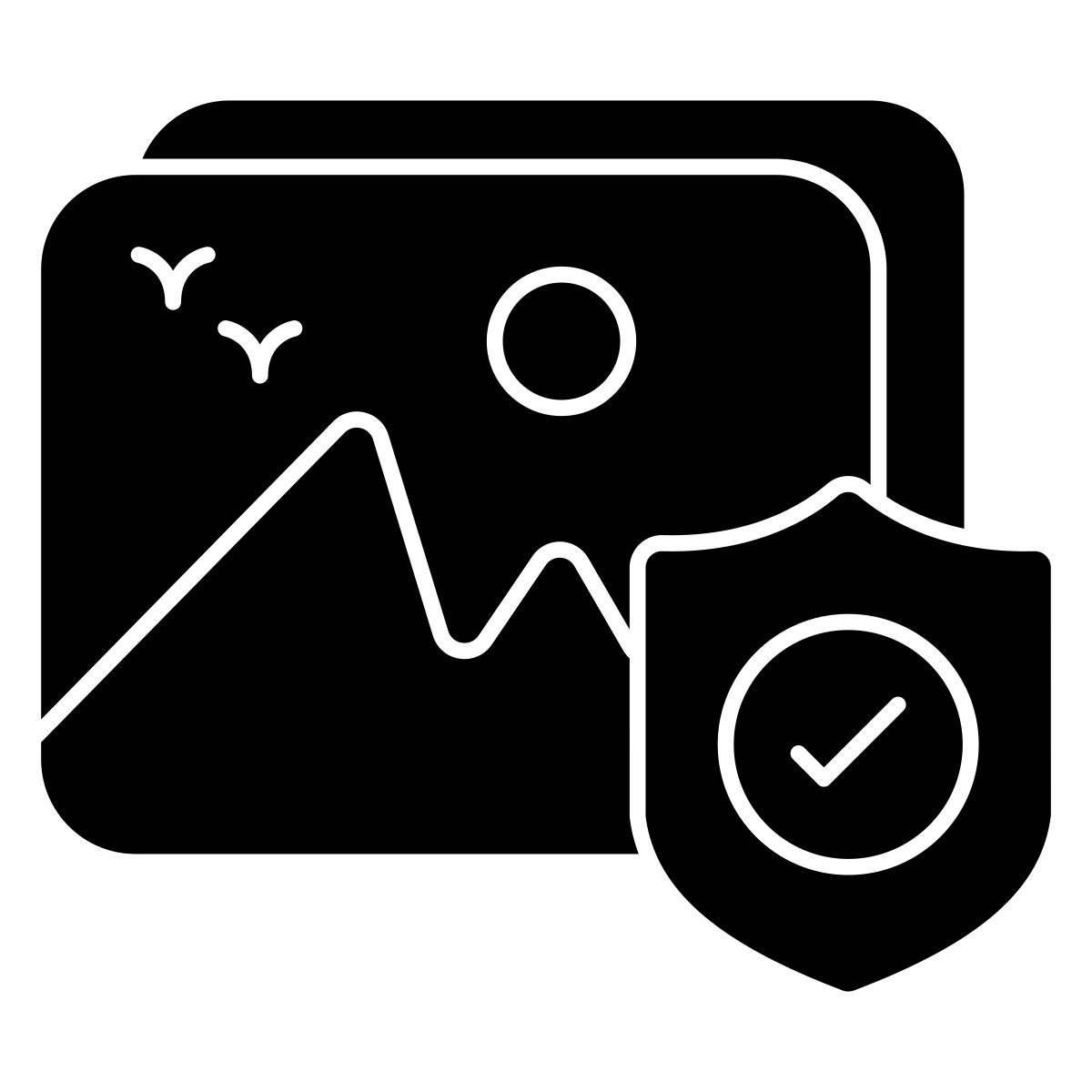 sichere landschaft icon