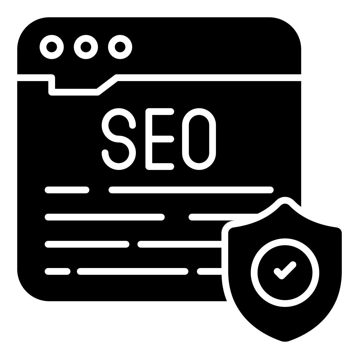 sitio web seo icon