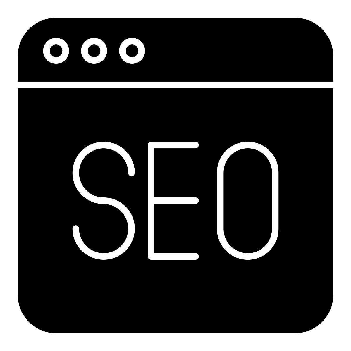 sitio web seo icon