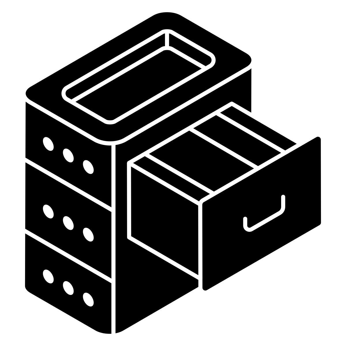 server drawer icon