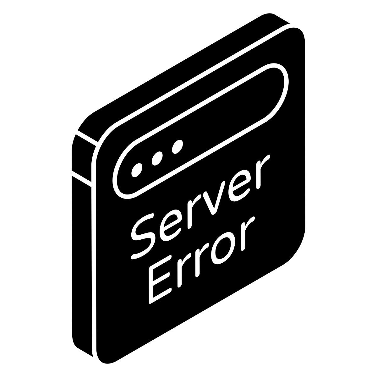 error del servidor icon