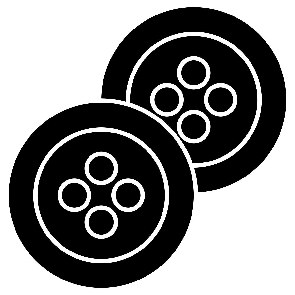 sewing buttons icon