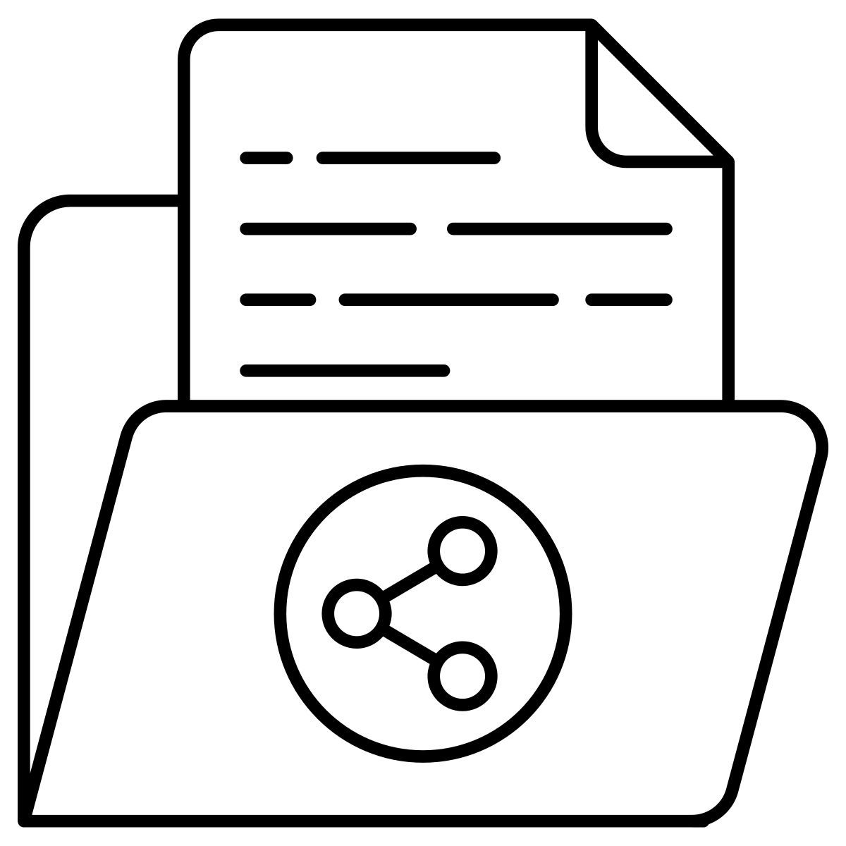 ordner freigeben icon