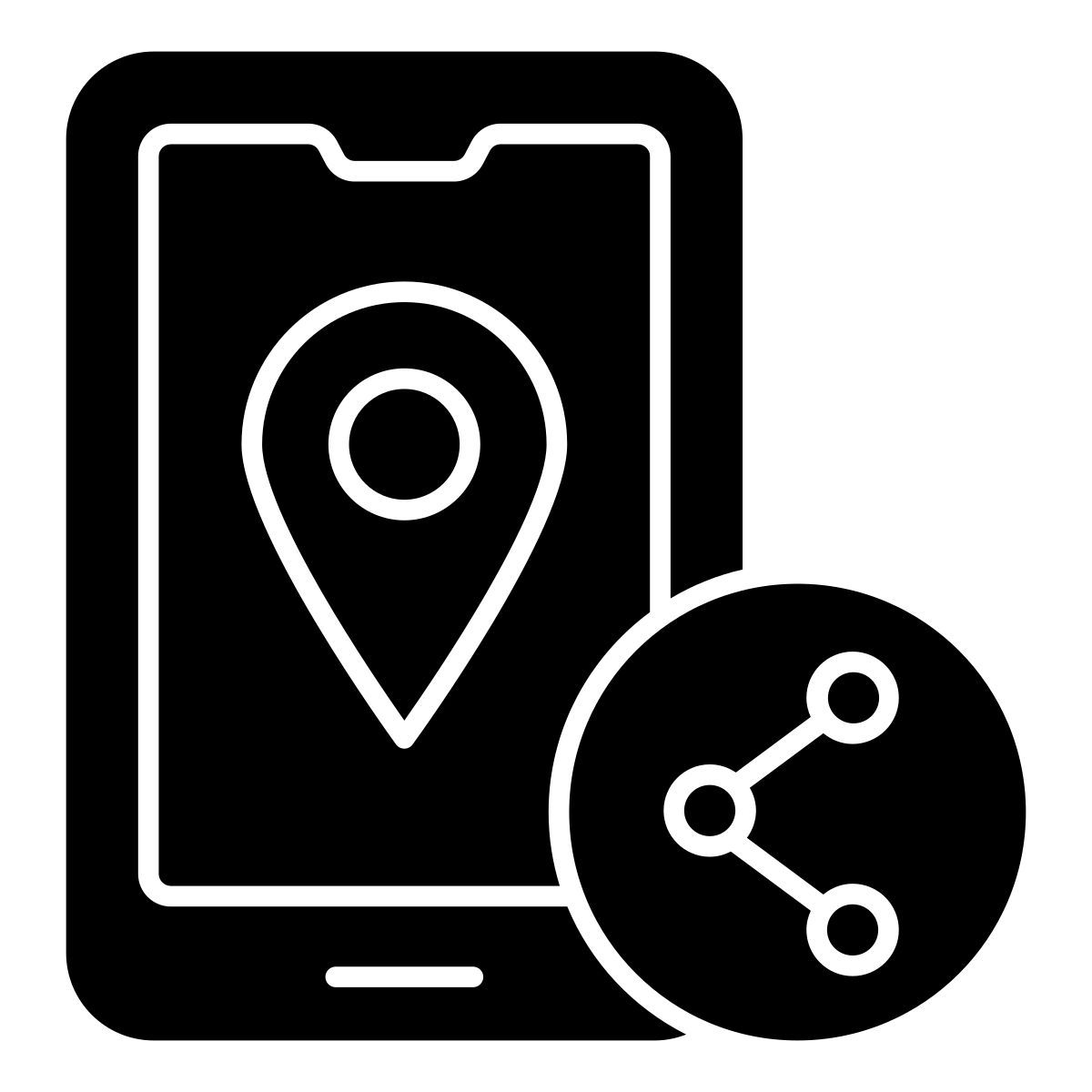 condividi la posizione mobile icon