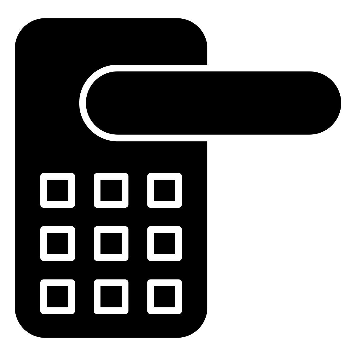 smart door lock icon