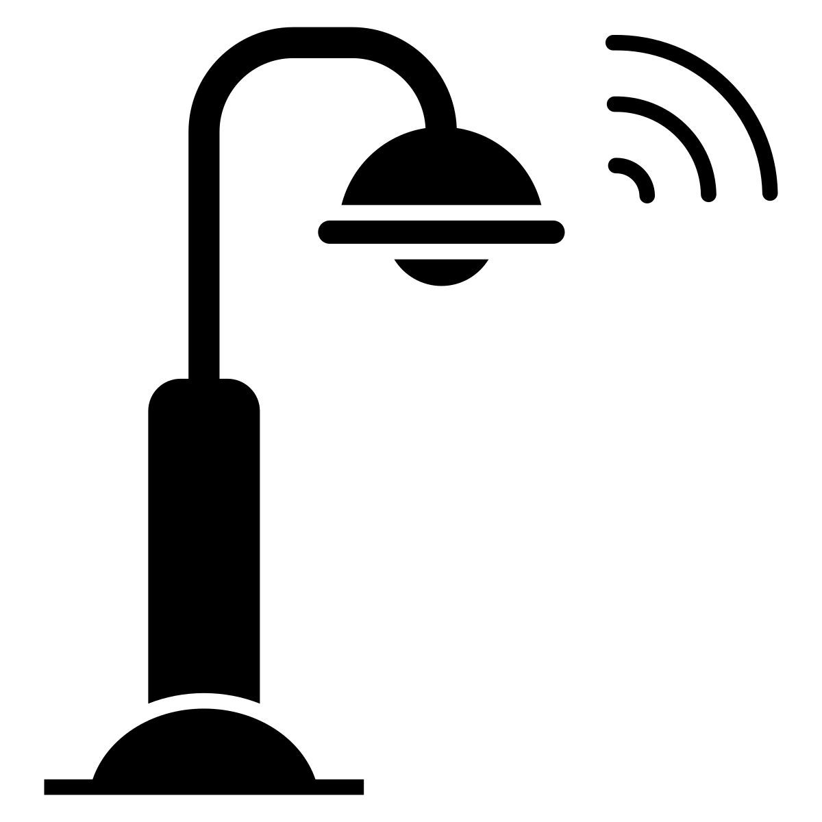 smart street light icon