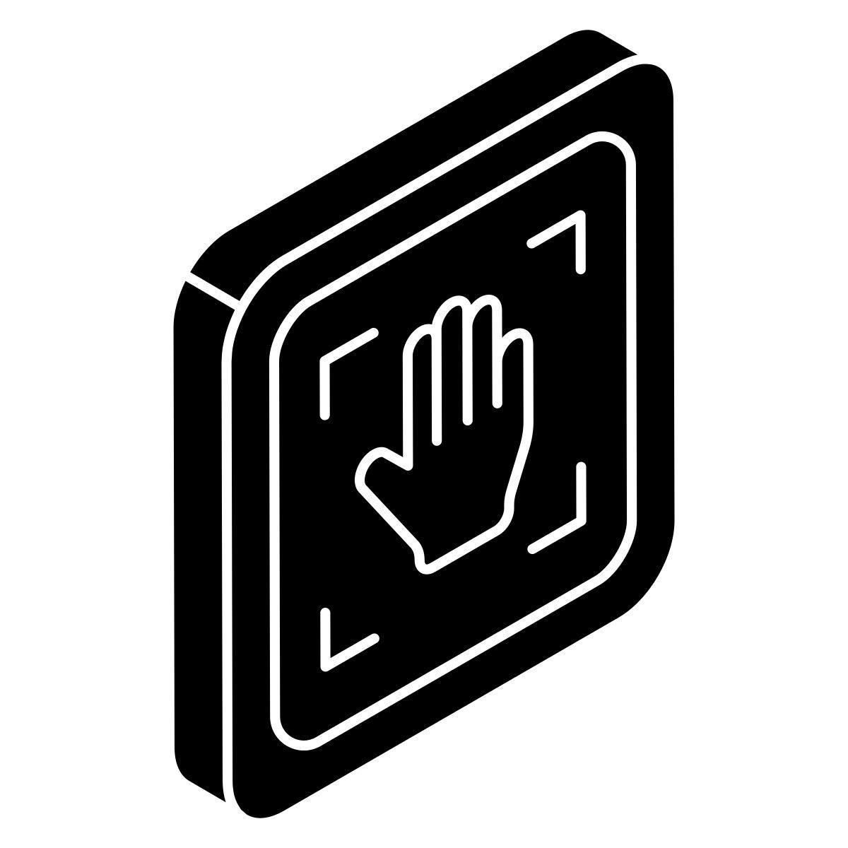 panneau d'arrêt icon