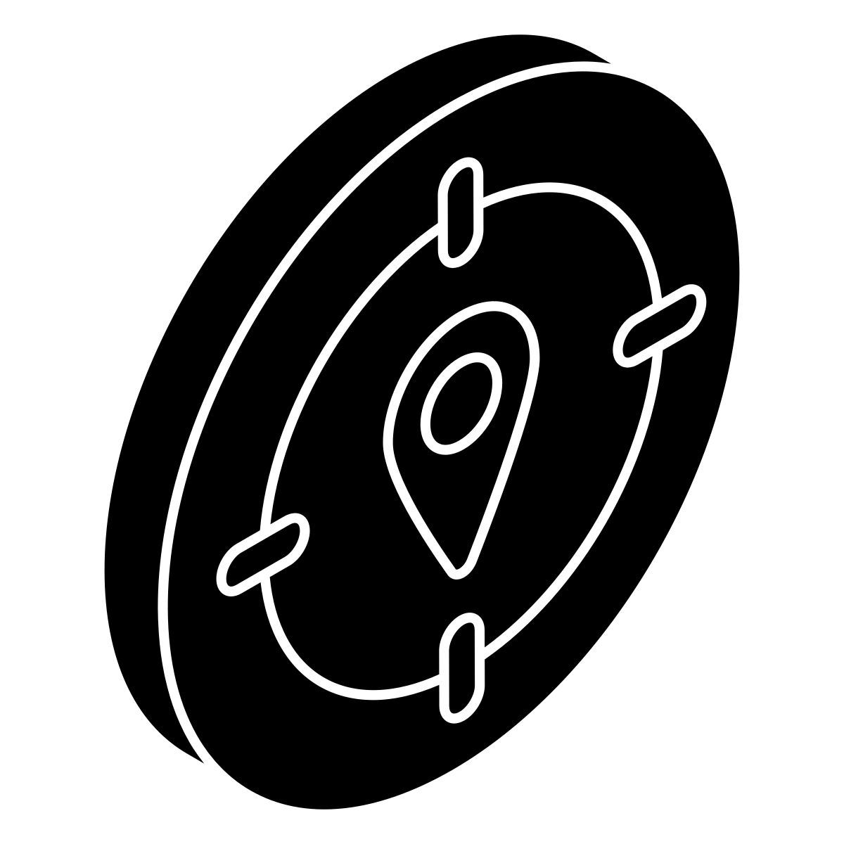 ubicación objetivo icon