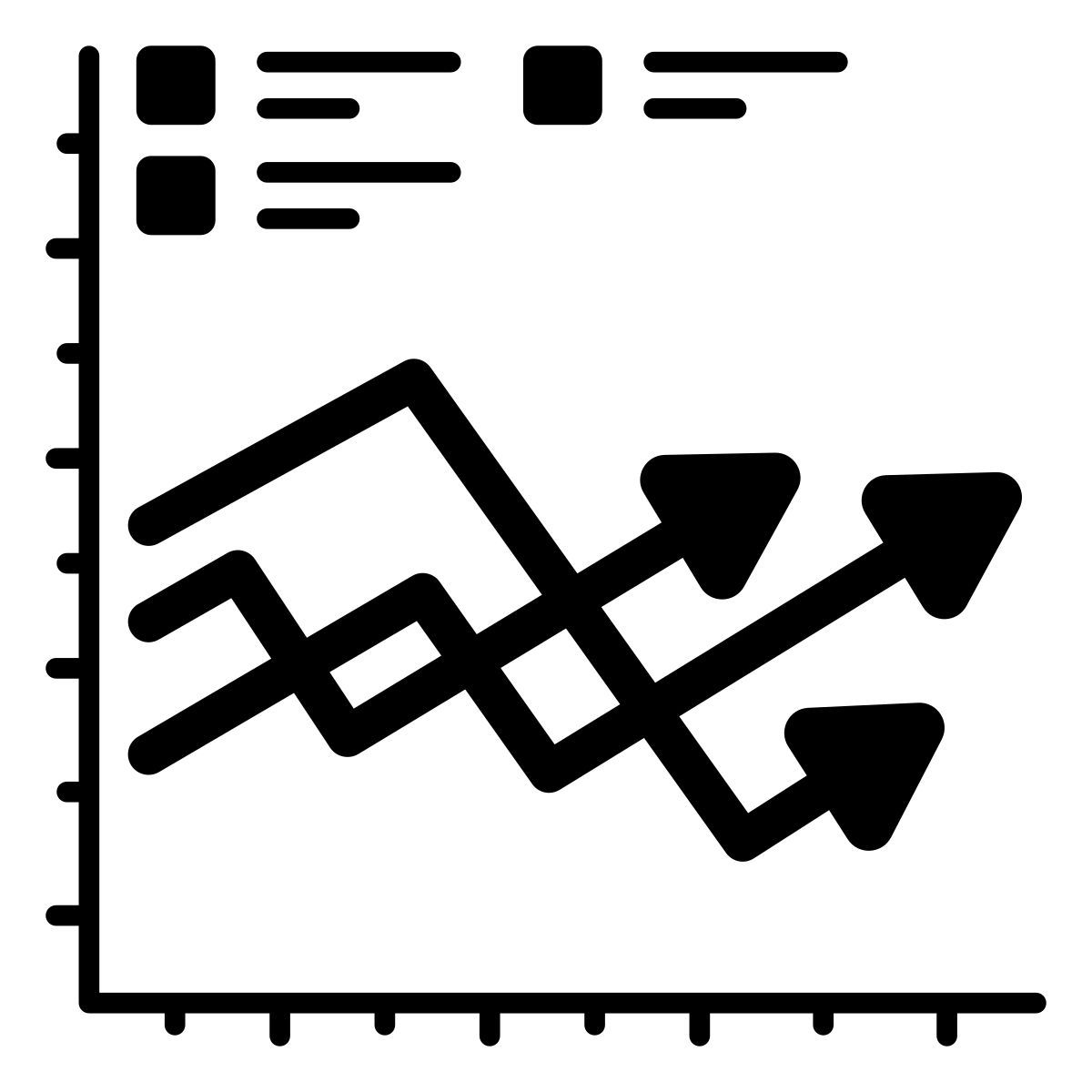 trend up chart icon