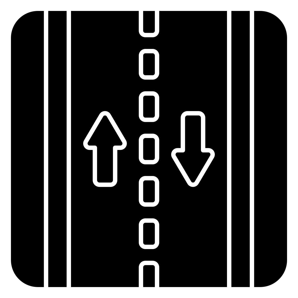 two way road icon