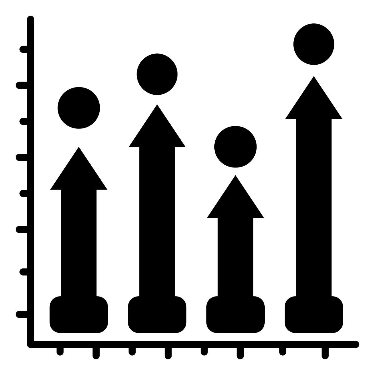 upward arrows icon