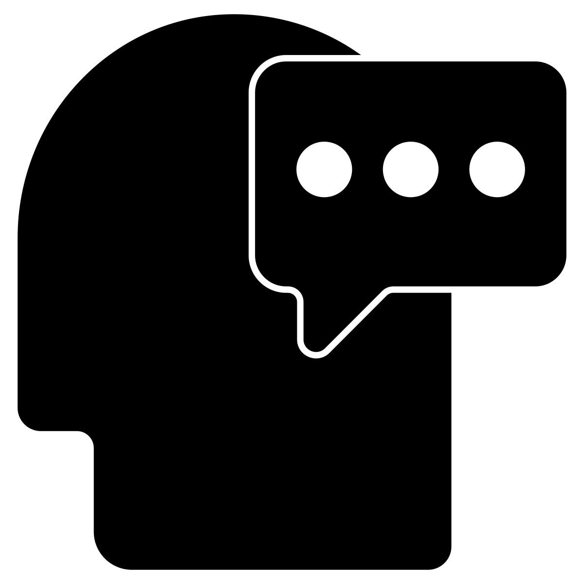 user communication icon