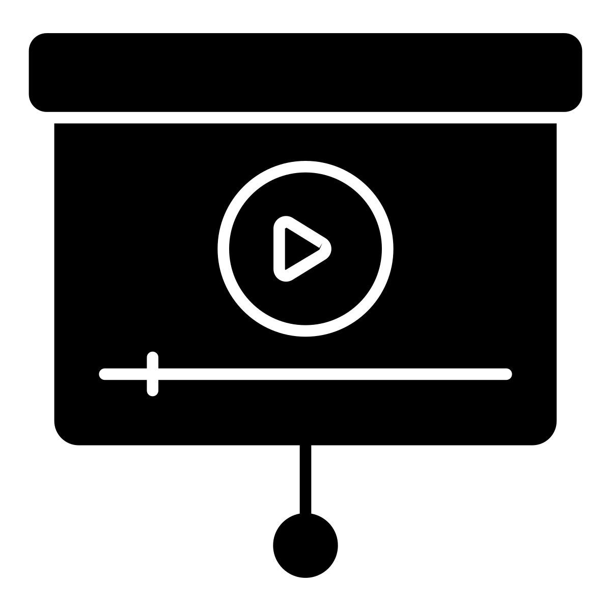 presentación en vídeo icon