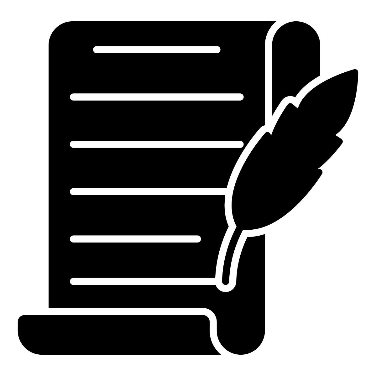 vintage schreiben icon