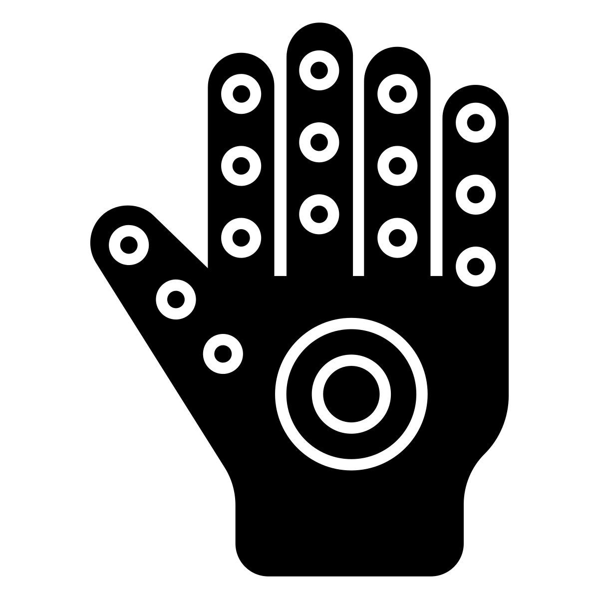 vr glove icon