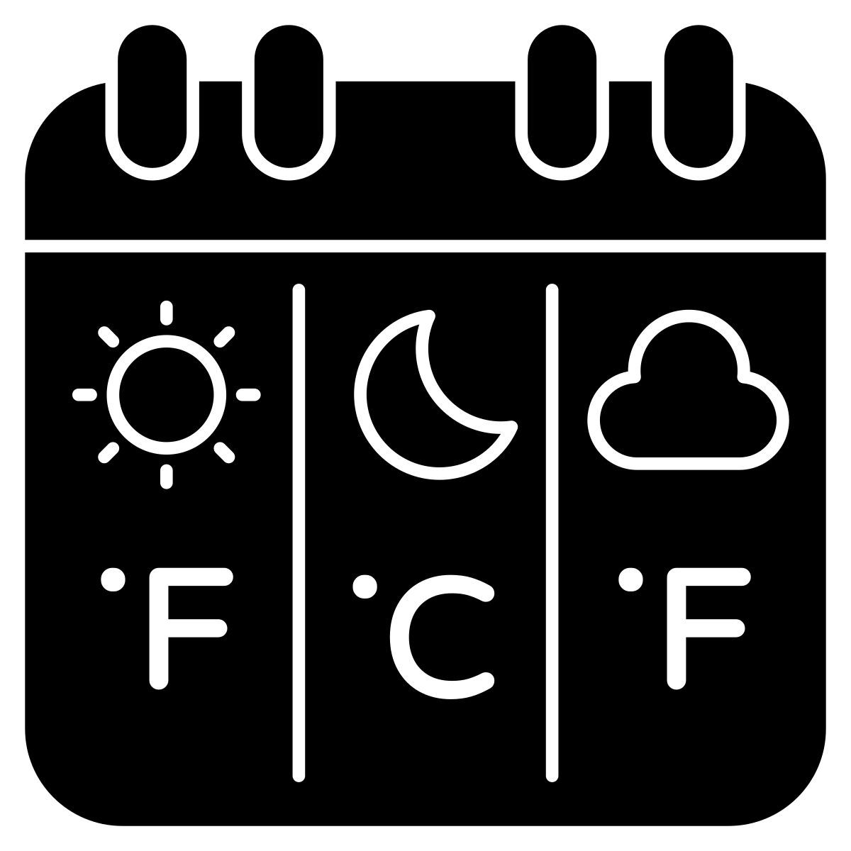 calendario meteorologico icon