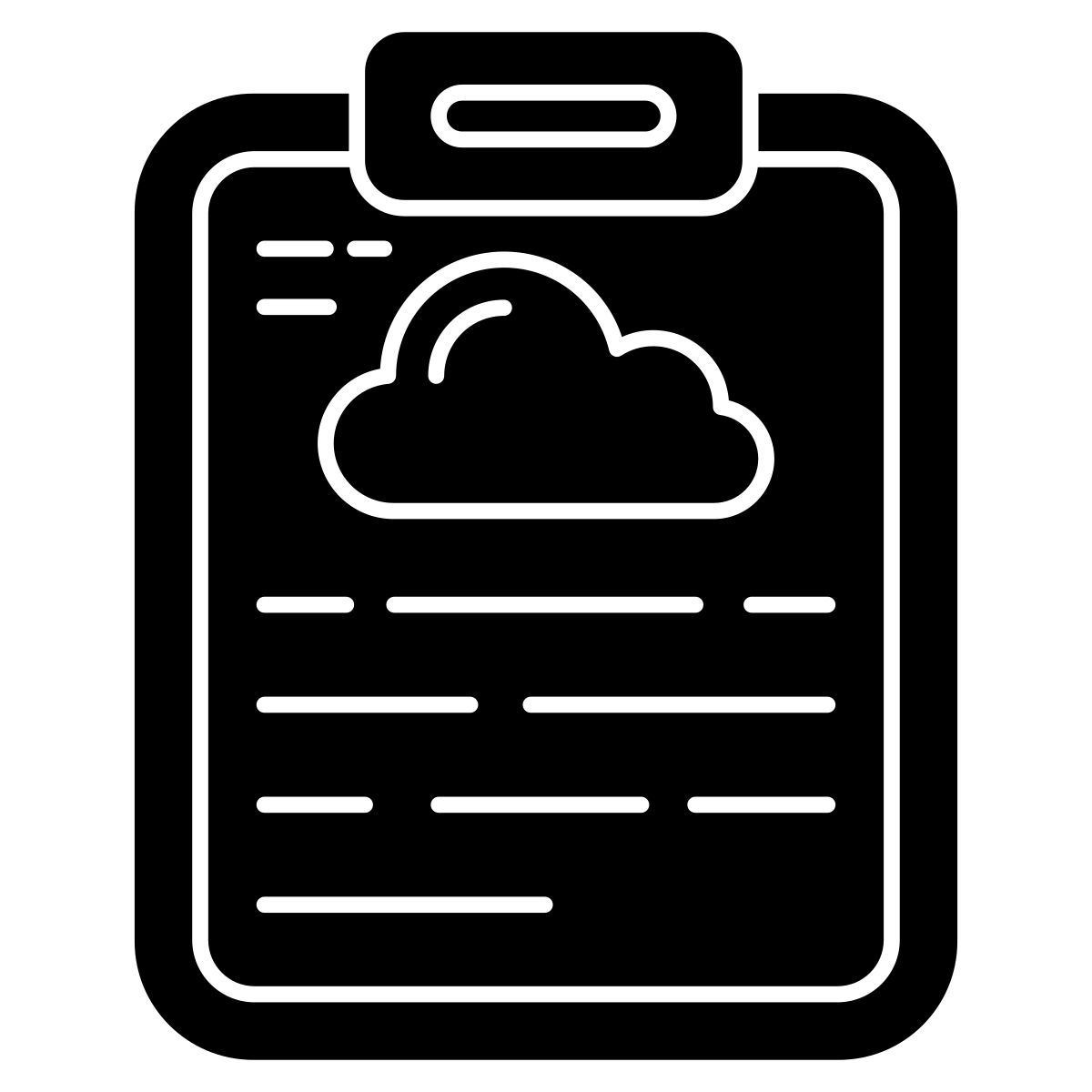 informe meteorológico icon