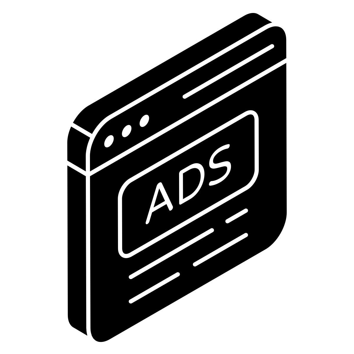 publicité web icon