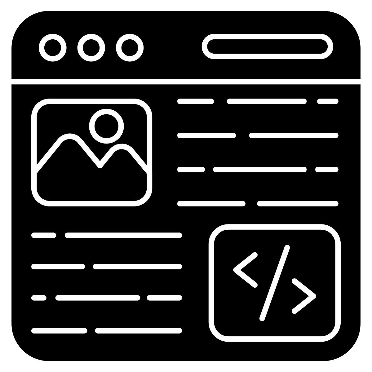 codificação web icon