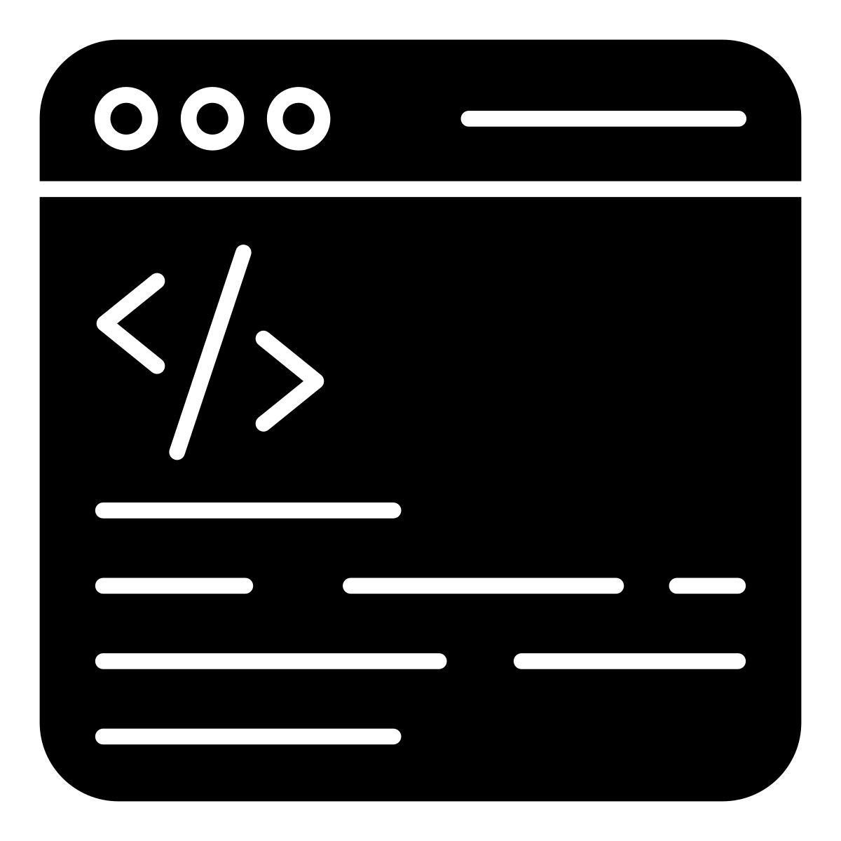 web coding icon