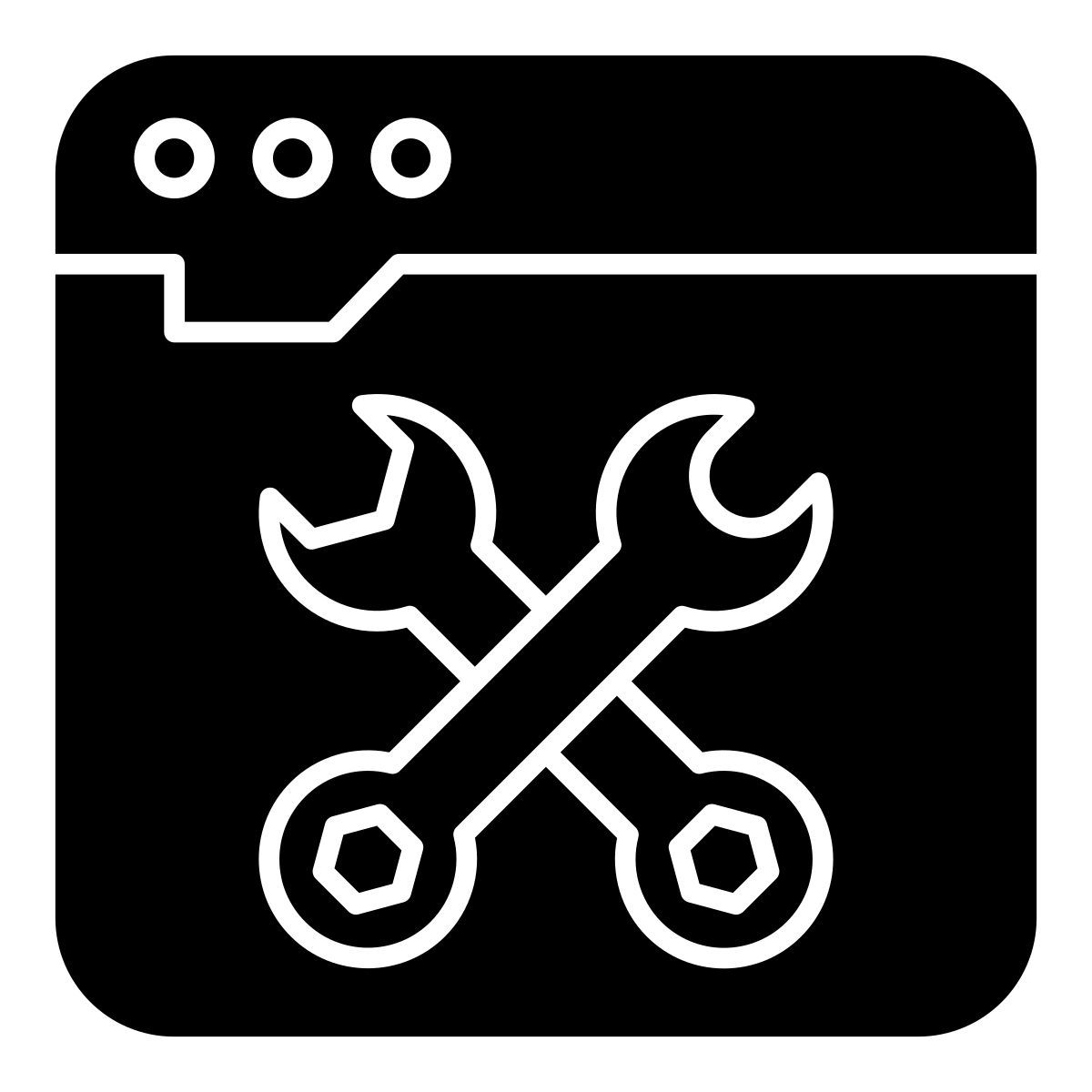 configuración web icon