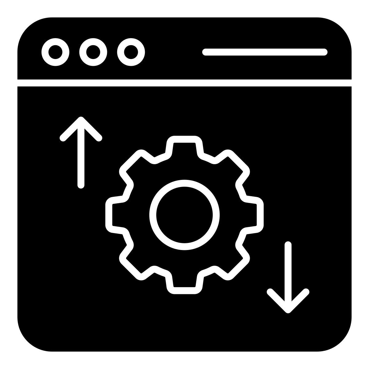 configuración web icon