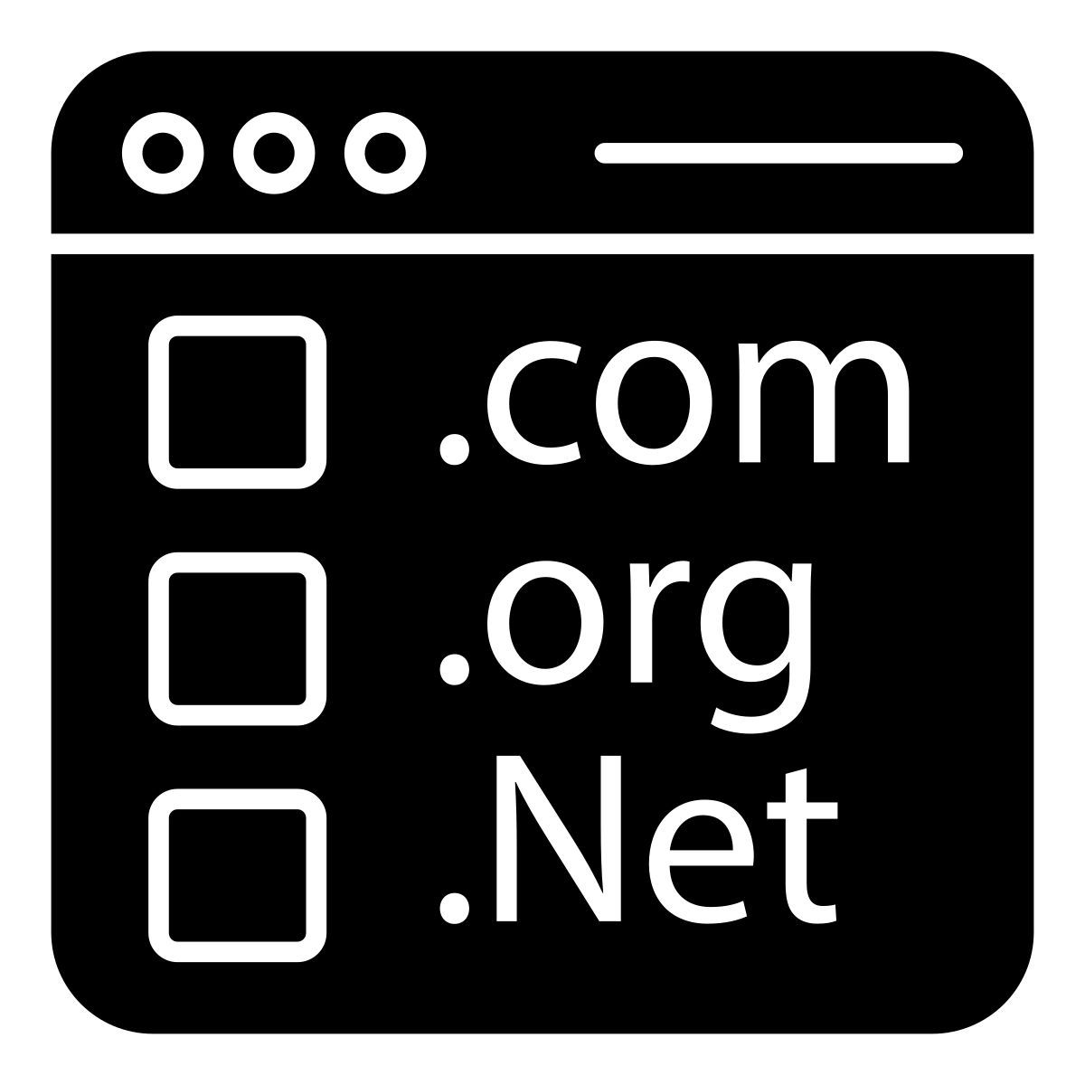 domaines web icon