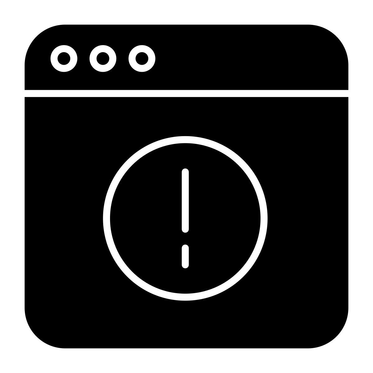 errore web icon