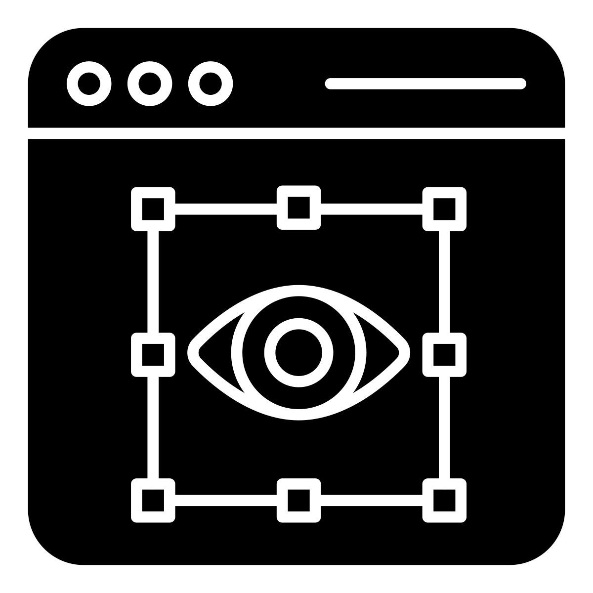 web monitoring icon