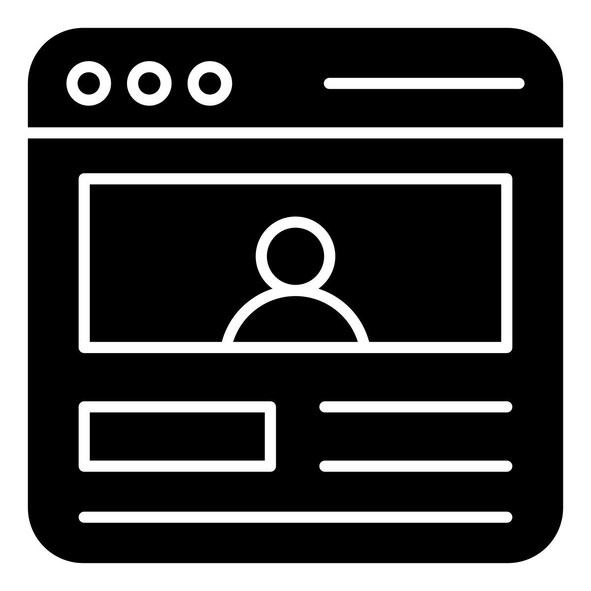 perfil web icon