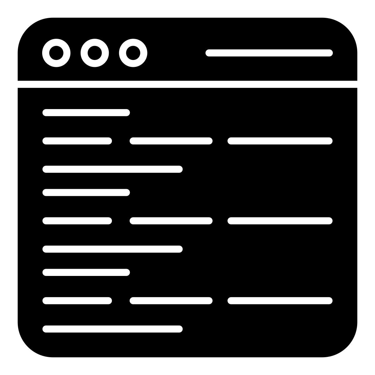 programação web icon