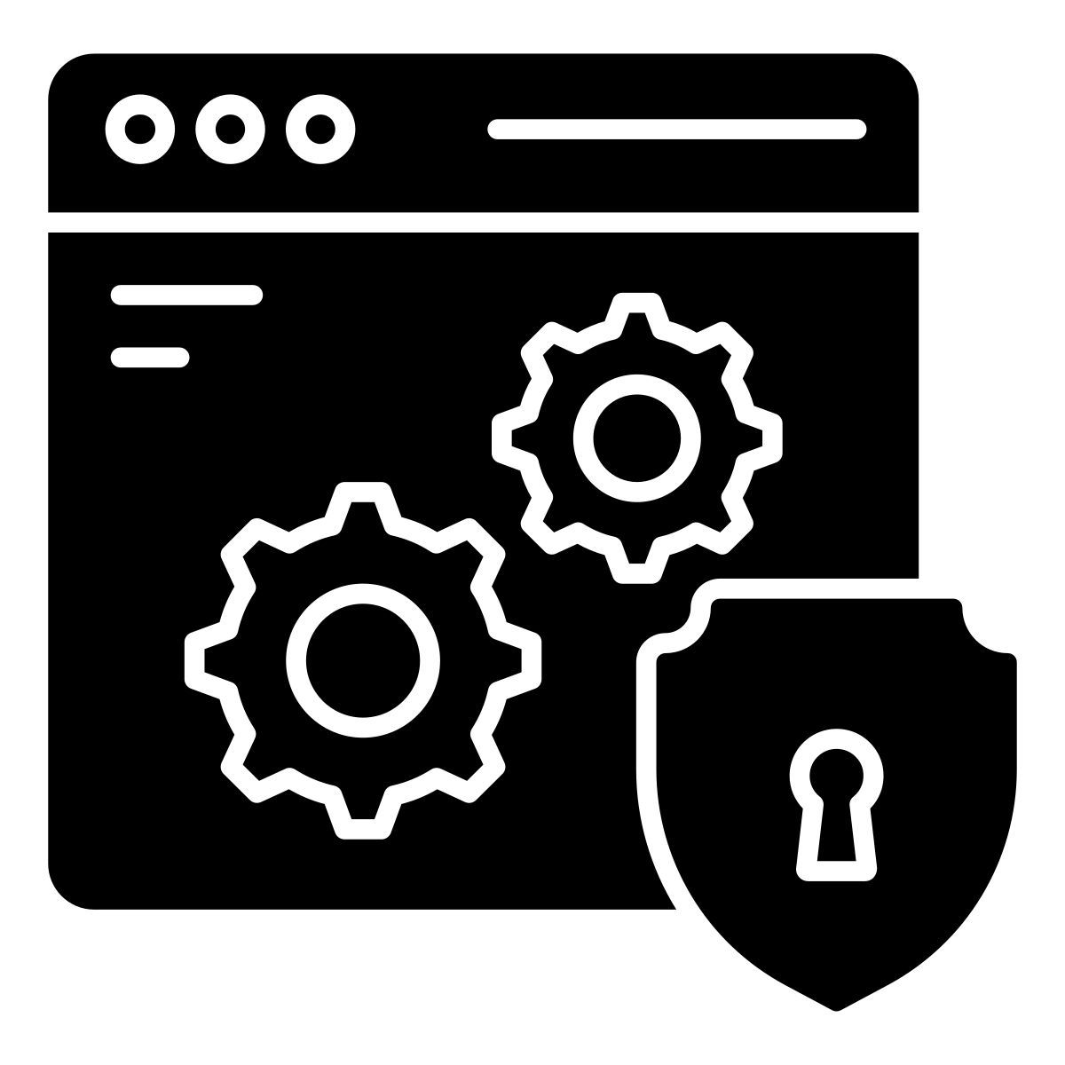 web security management icon